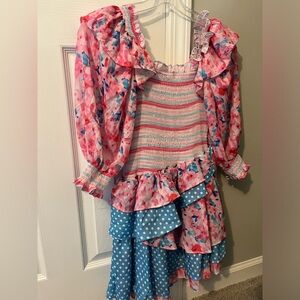 Boutique Colorful Mini Dress